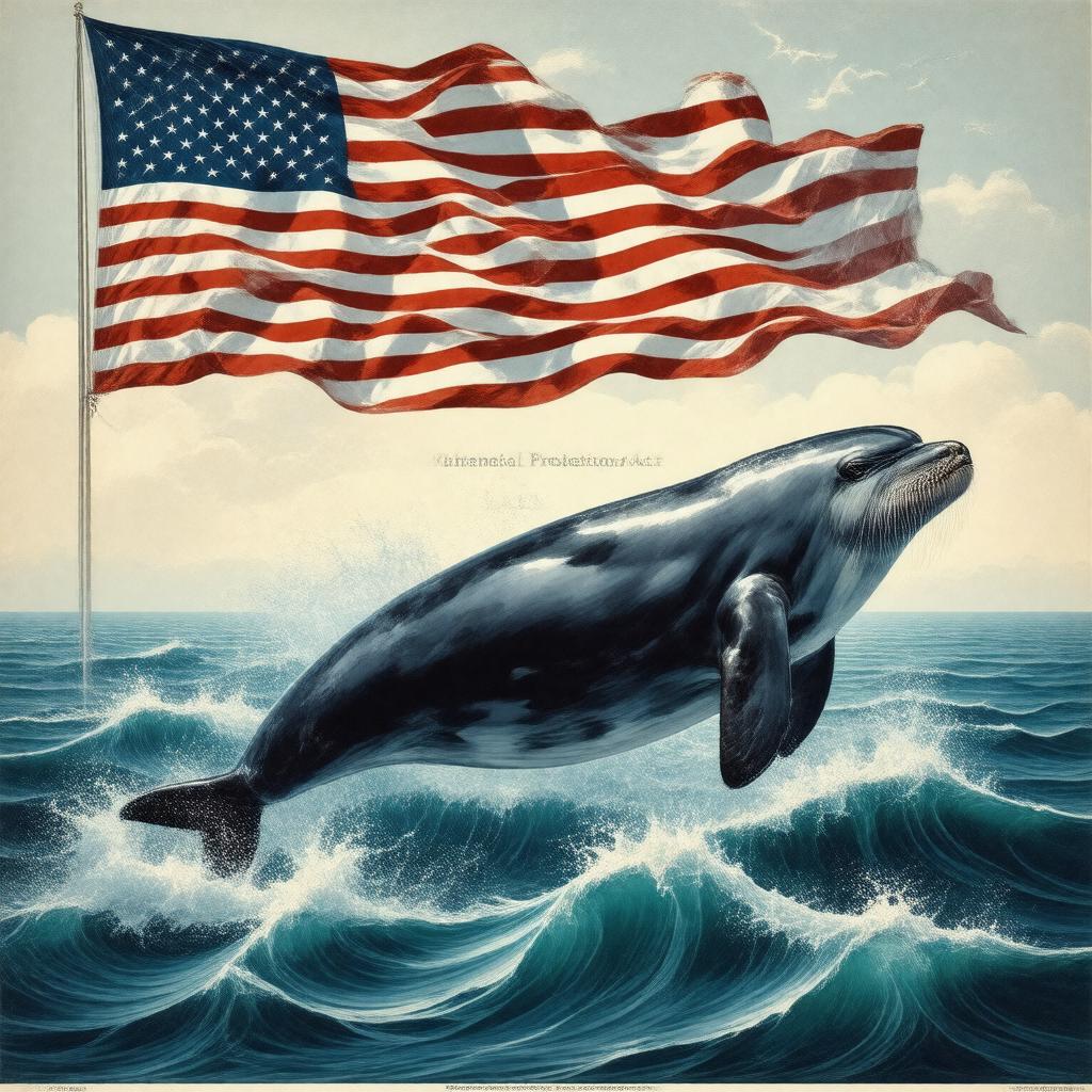 Click to view larger image AI-created image of Marine Mammal Protection Act (USA)