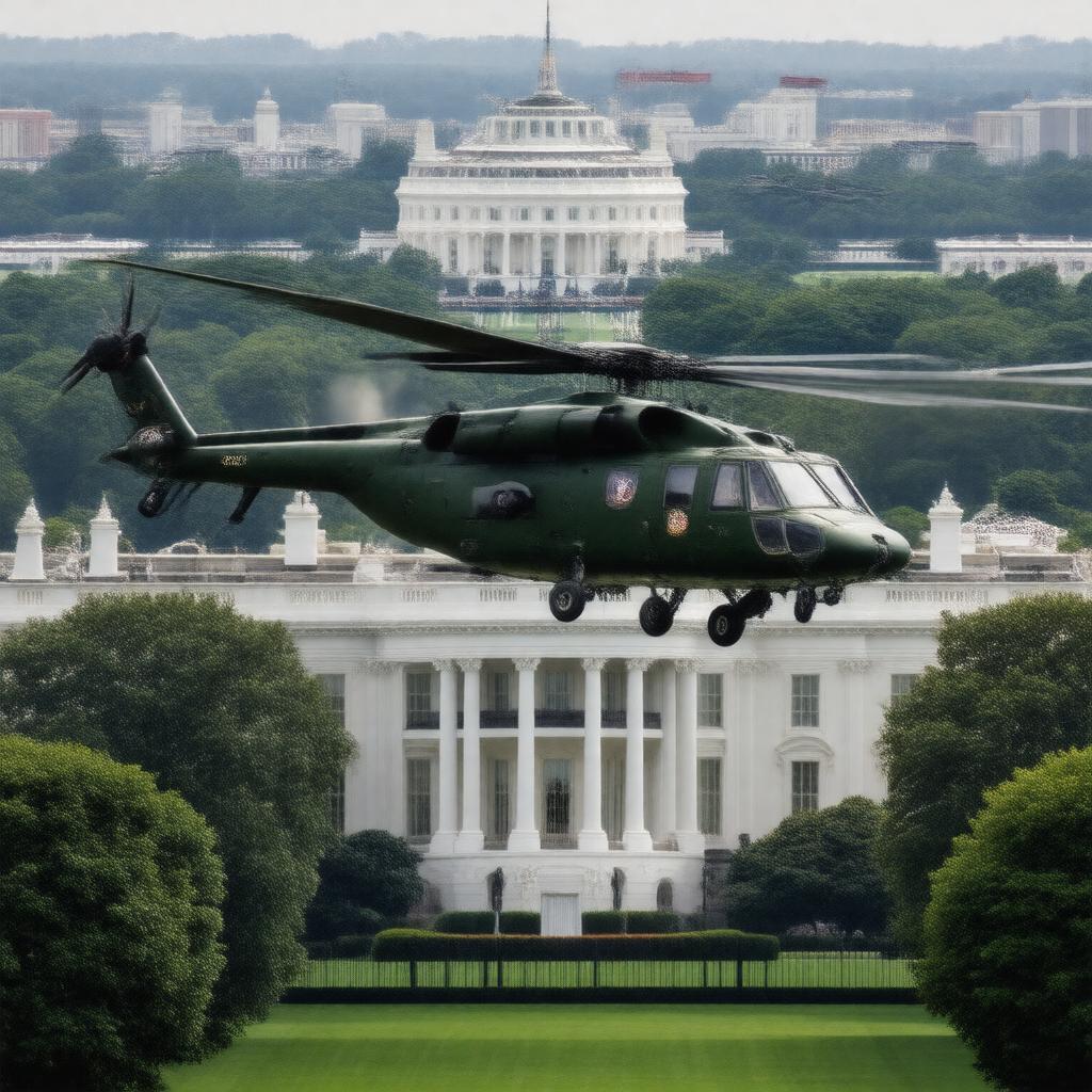 AI-created image of Marine One