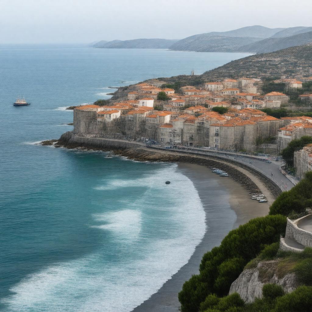 AI-created image of Marinha das Ondas