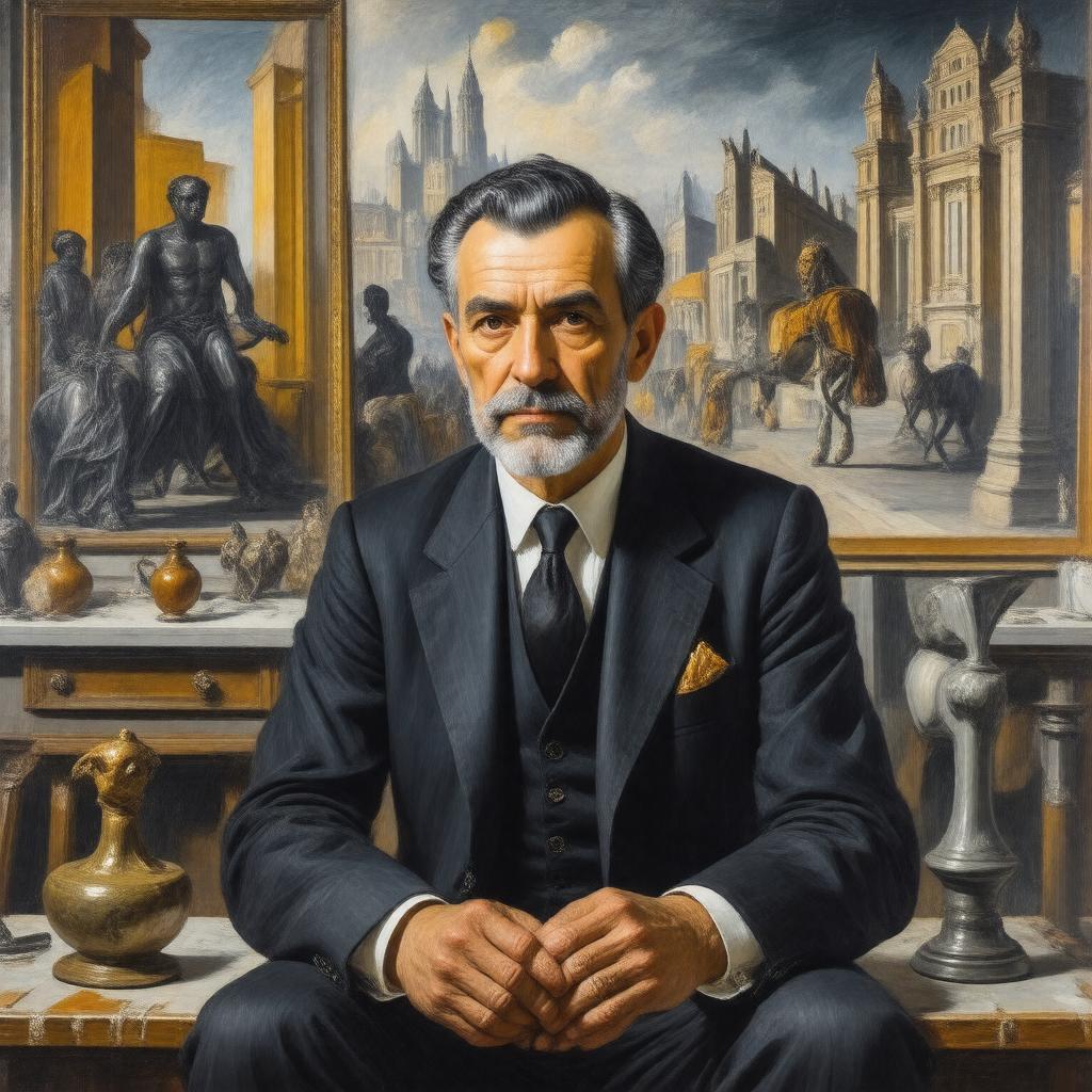 AI-created image of Mario Sironi