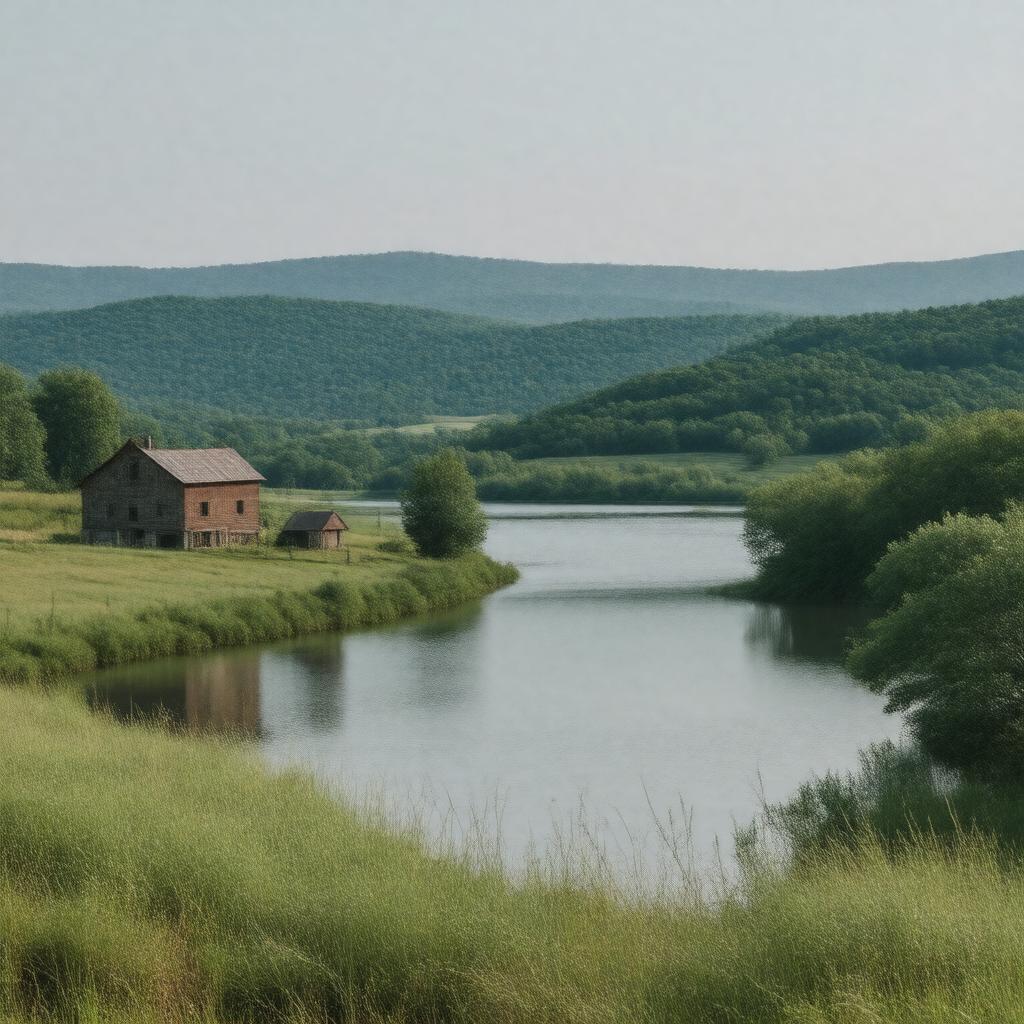 AI-created image of Marion County, Arkansas