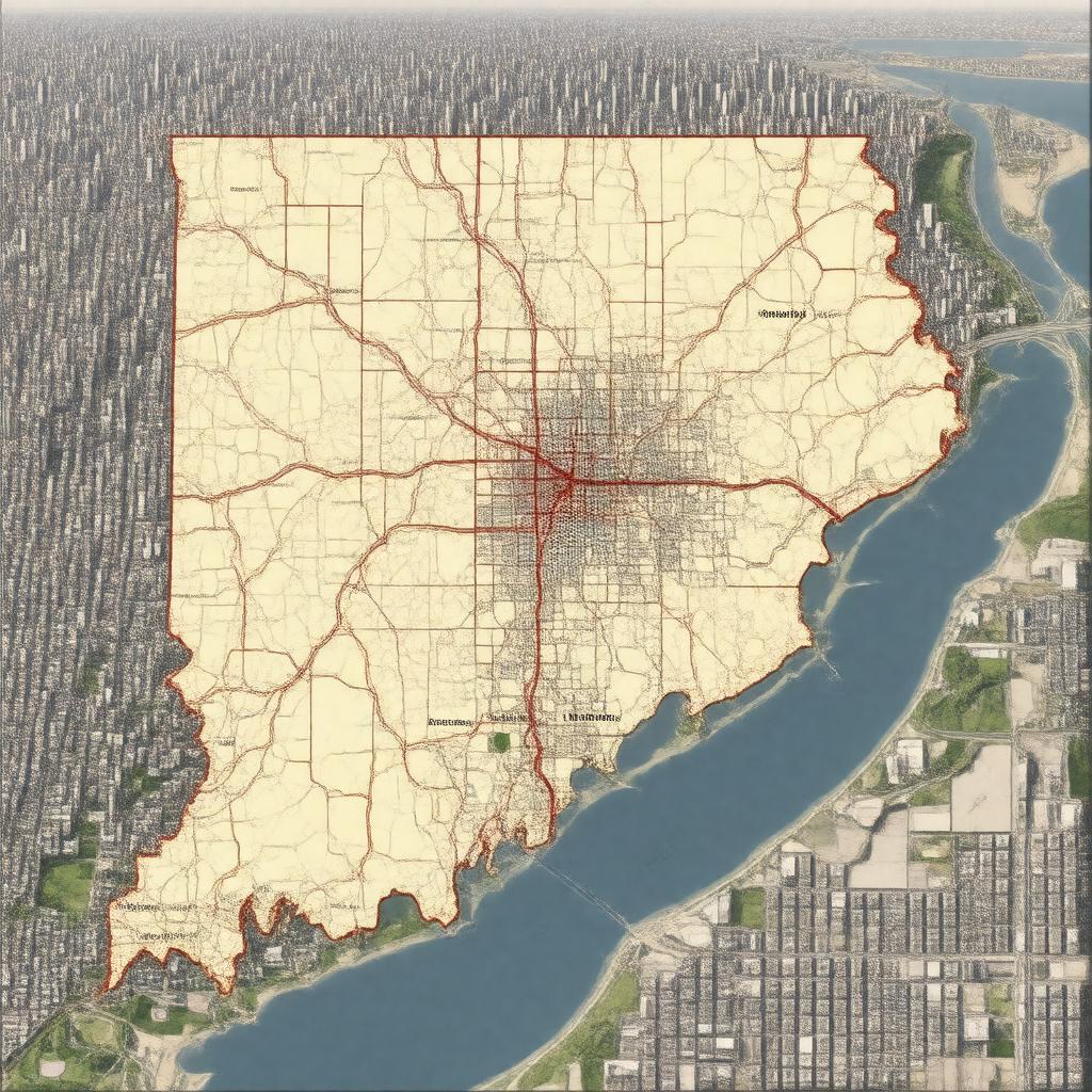 AI-created image of Marion County, Indiana