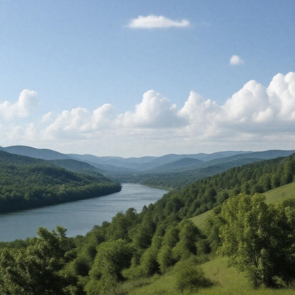 AI-created image of Marion County, Tennessee