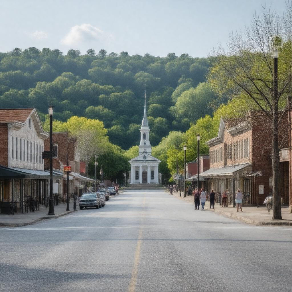 AI-created image of Marion, New York