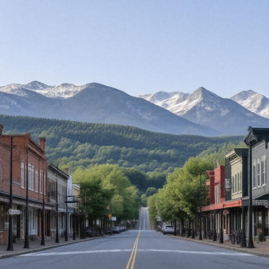 AI-created image of Marion, North Carolina