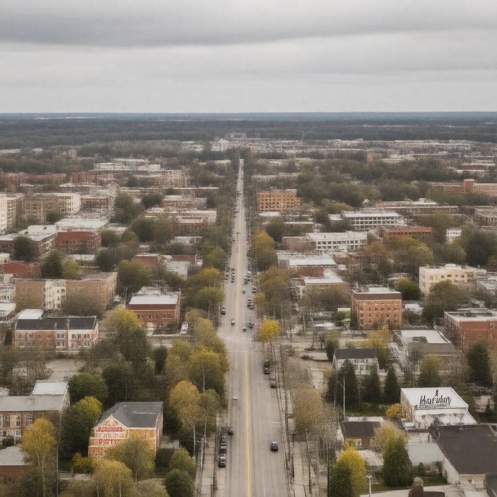 AI-created image of Marion, Ohio