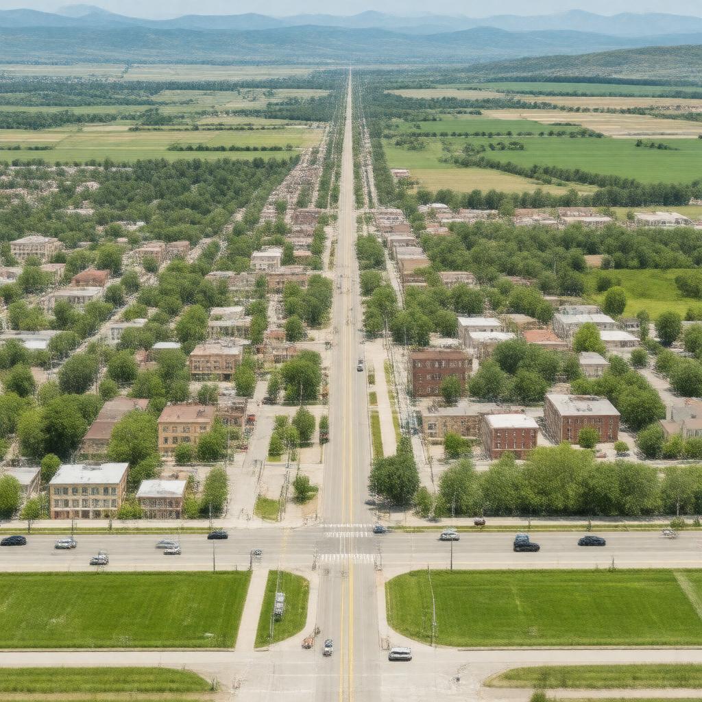AI-created image of Marion, South Dakota