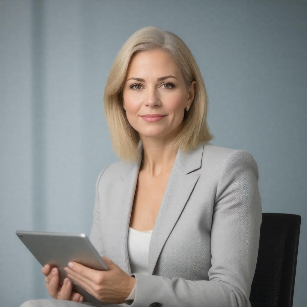 AI-created image of Marissa Ann Mayer