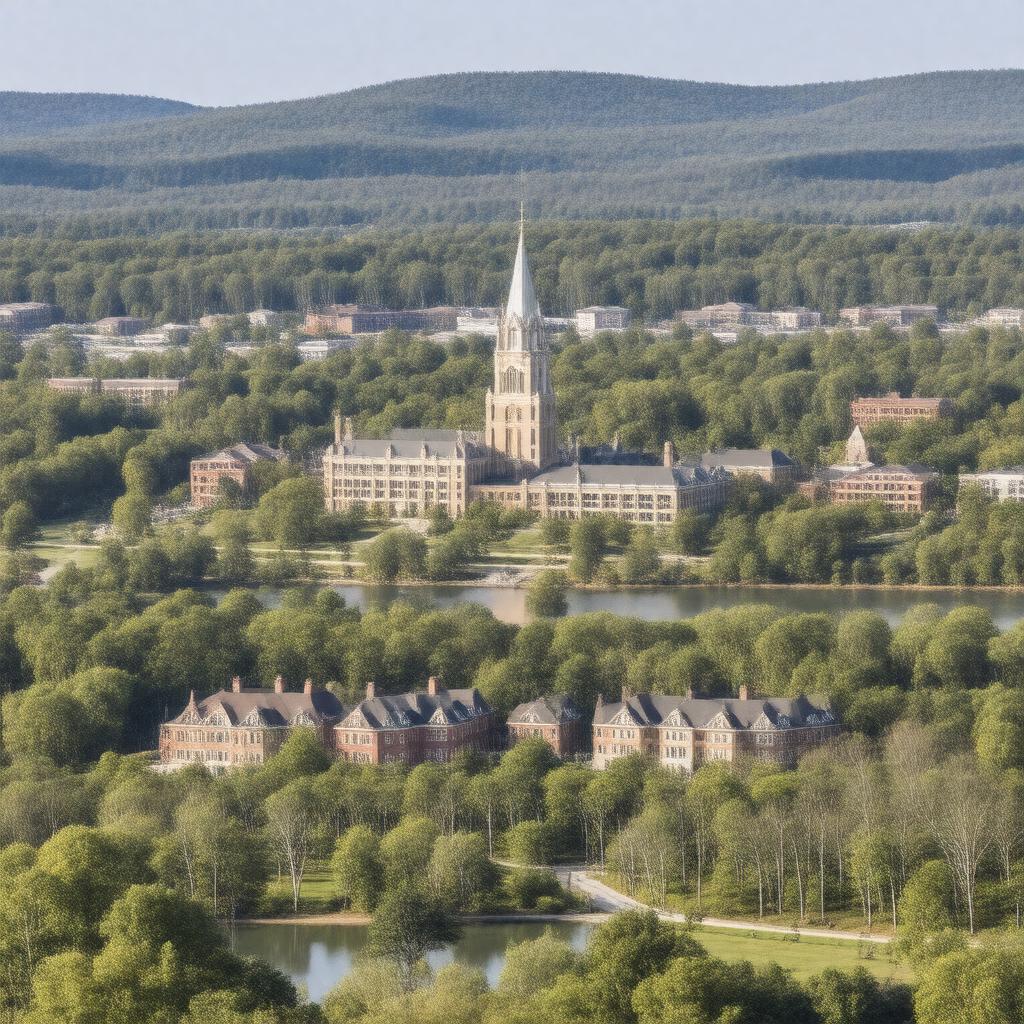 AI-created image of Marist College
