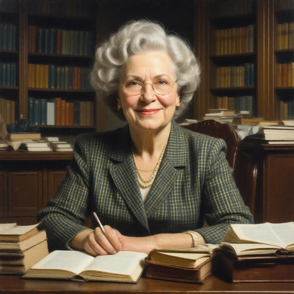 Click to view larger image AI-created image of Marjorie Boynton