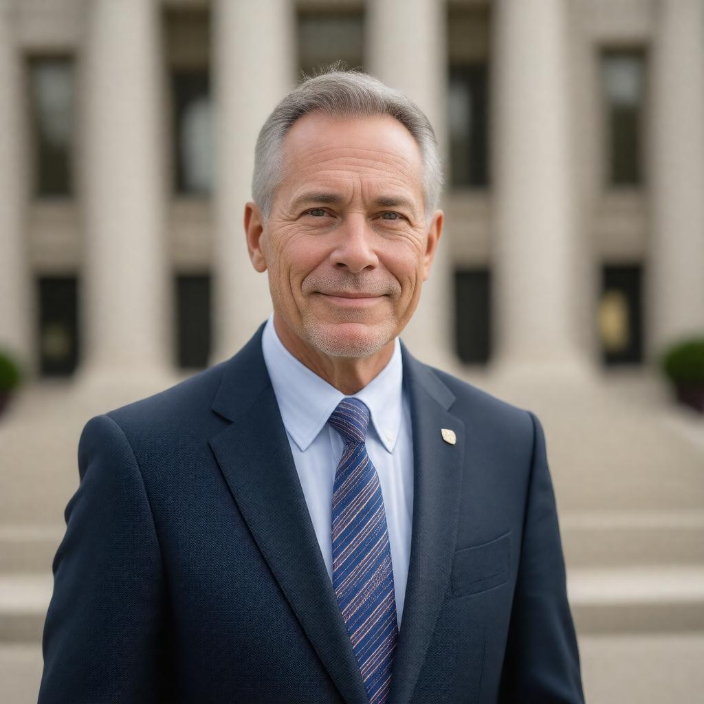 Click to view larger image AI-created image of Mark Becker