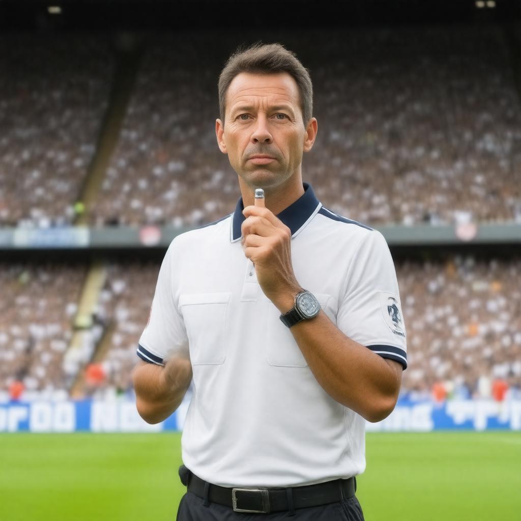 AI-created image of Mark Clattenburg