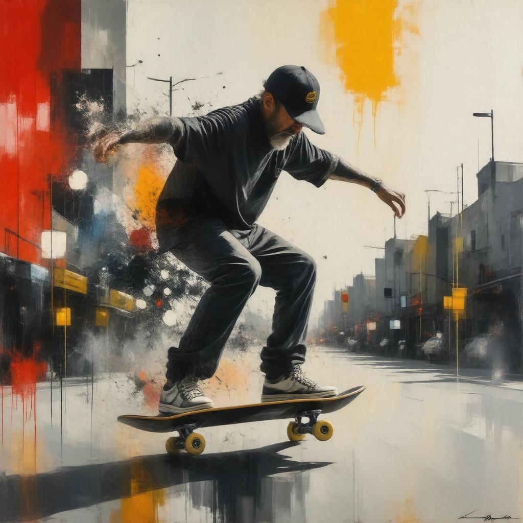 AI-created image of Mark Gonzales