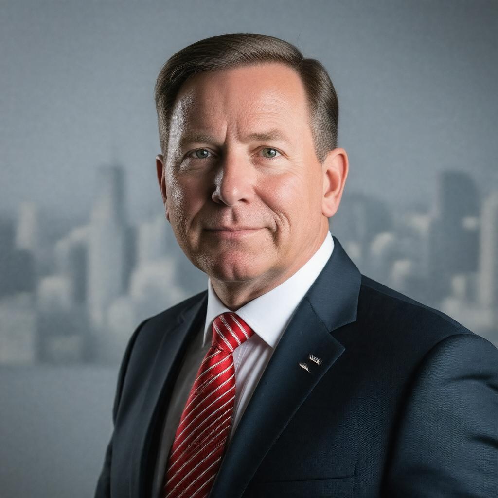 Click to view larger image AI-created image of Mark Hurd