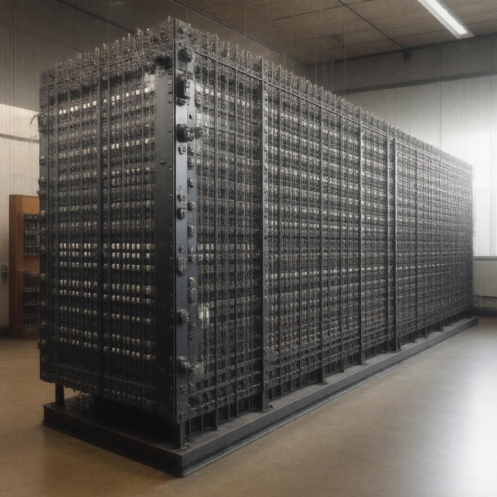 AI-created image of Mark I computer
