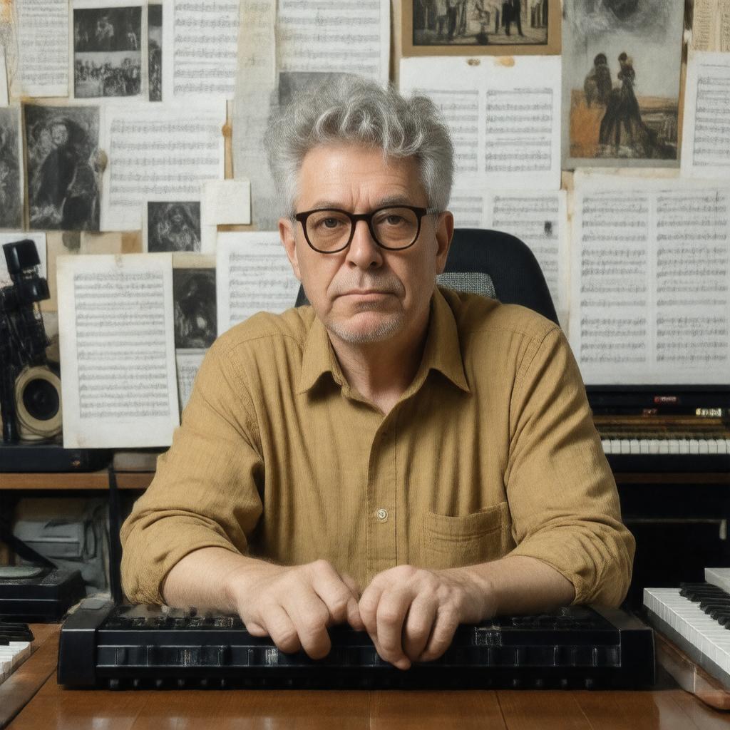 AI-created image of Mark Mothersbaugh