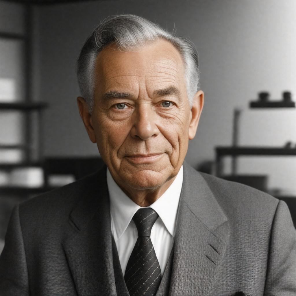 AI-created image of Mark Oliphant