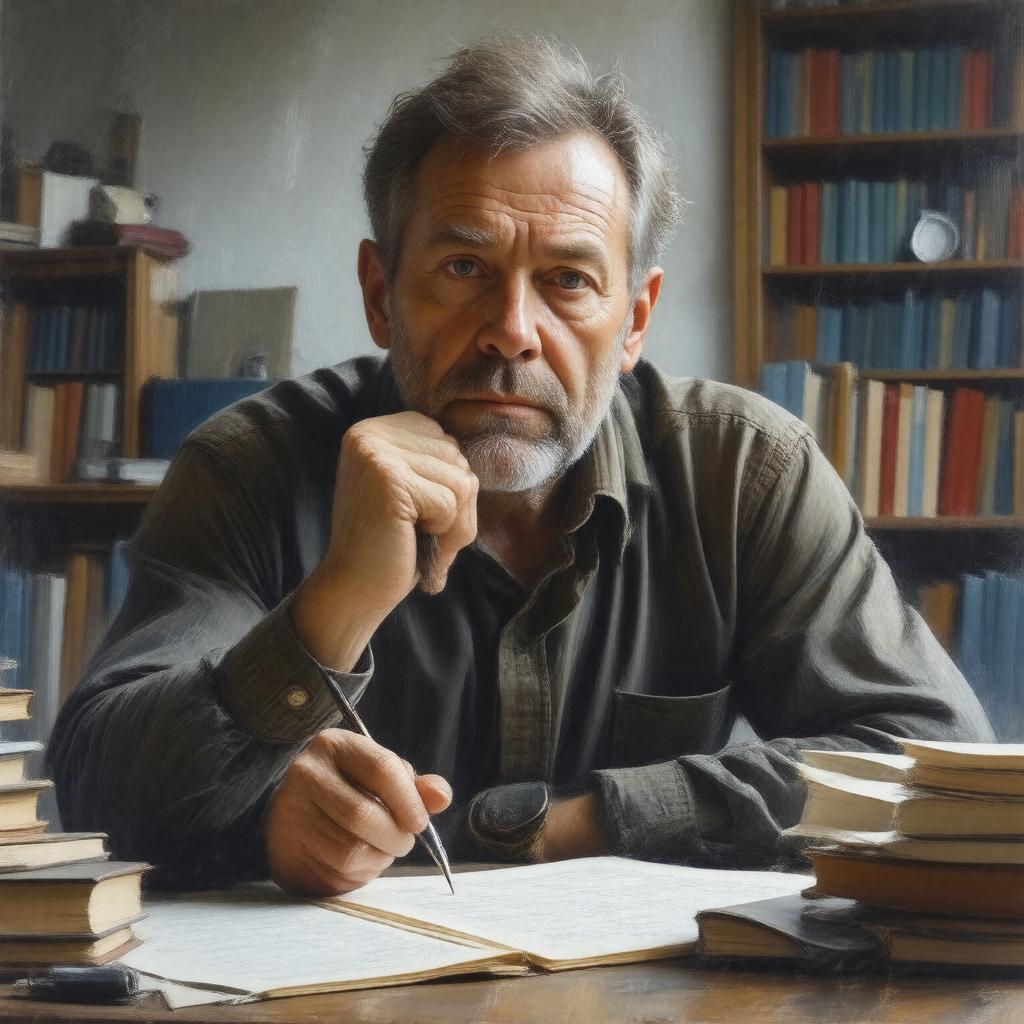 AI-created image of Mark Ravenhill