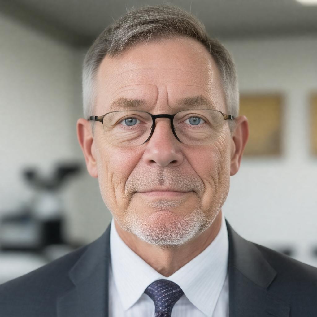 AI-created image of Mark S. Wrighton