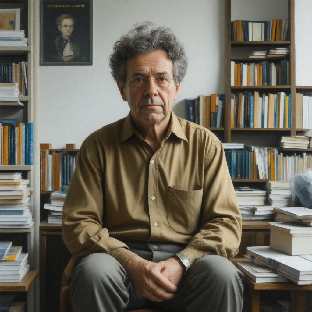 AI-created image of Mark Vonnegut