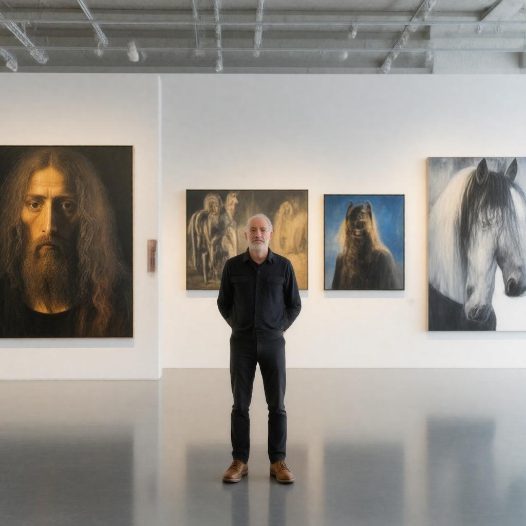 AI-created image of Mark Wallinger