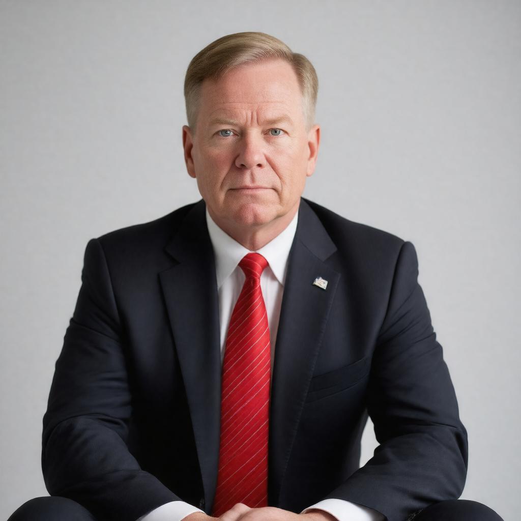 AI-created image of Mark Warner