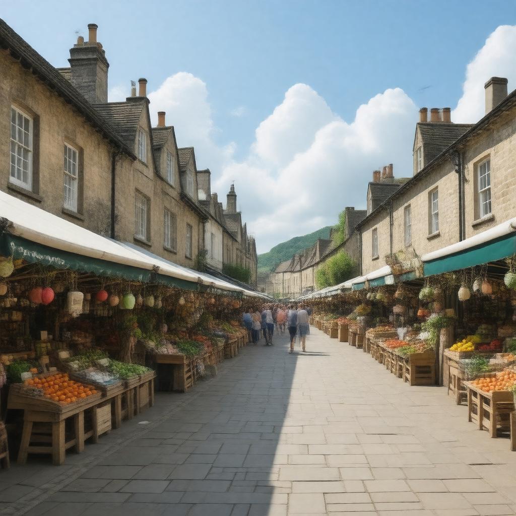 AI-created image of Market Place