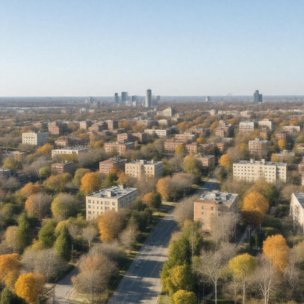AI-created image of Markham, Illinois, USA