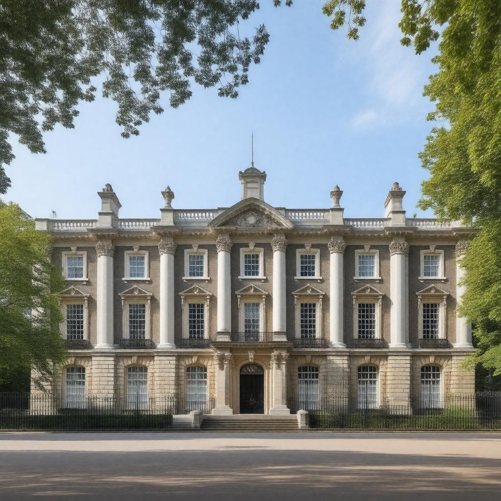 AI-created image of Marlborough House, London