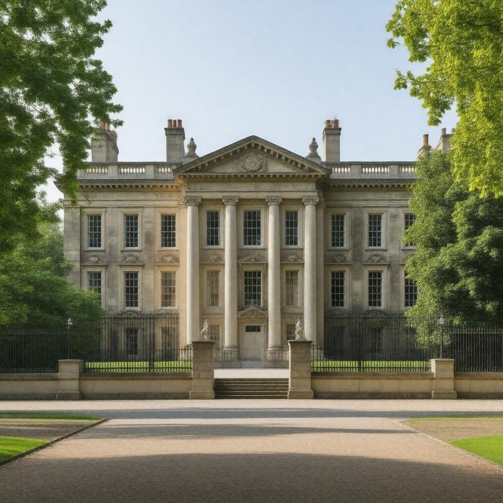 AI-created image of Marlborough House, London, England