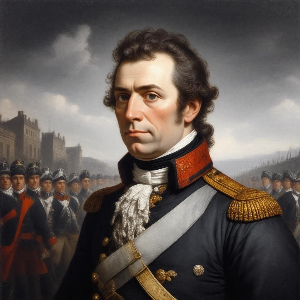 AI-created image of Marquis de Lafayette
