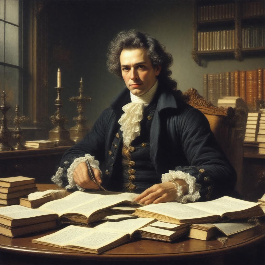 AI-created image of Marquis de Sade