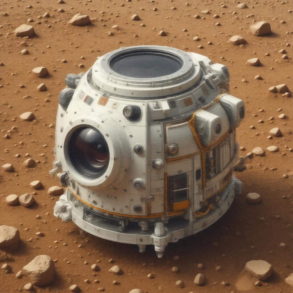 AI-created image of Mars Odyssey THEMIS camera