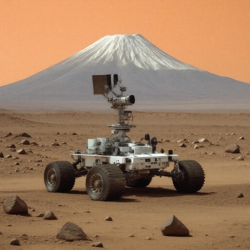 Click to view larger image AI-created image of Mars Rover missions