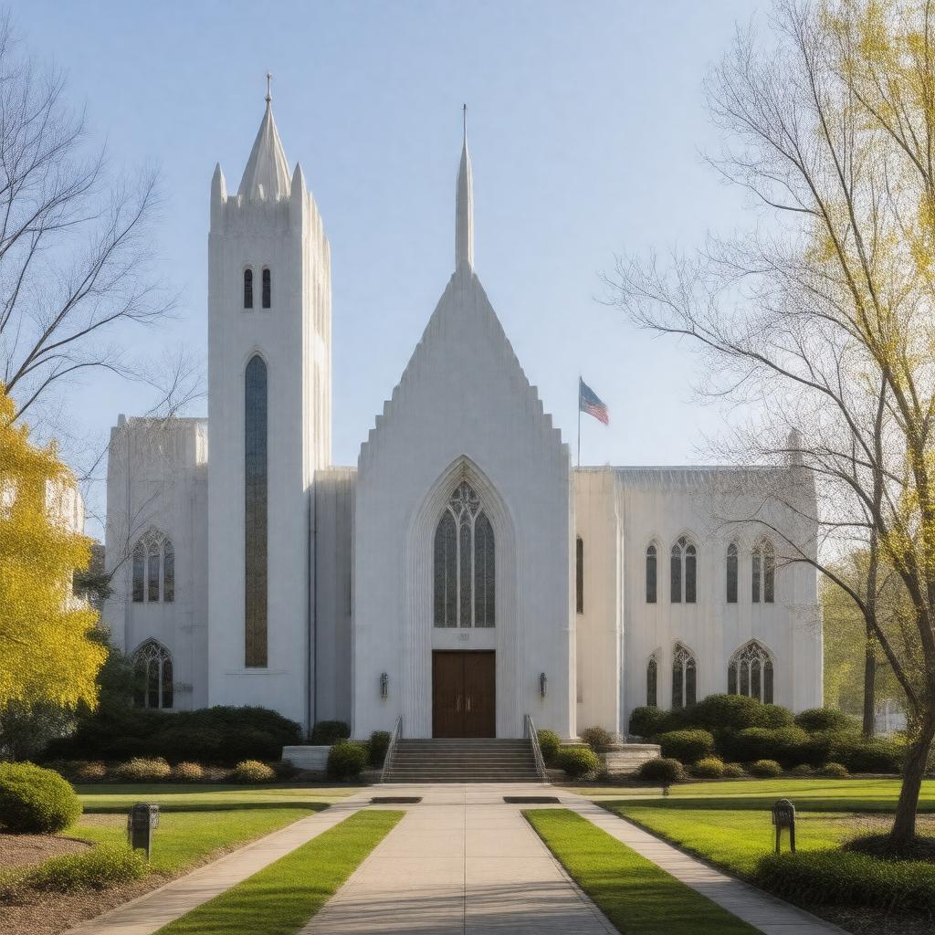 AI-created image of Marsh Chapel