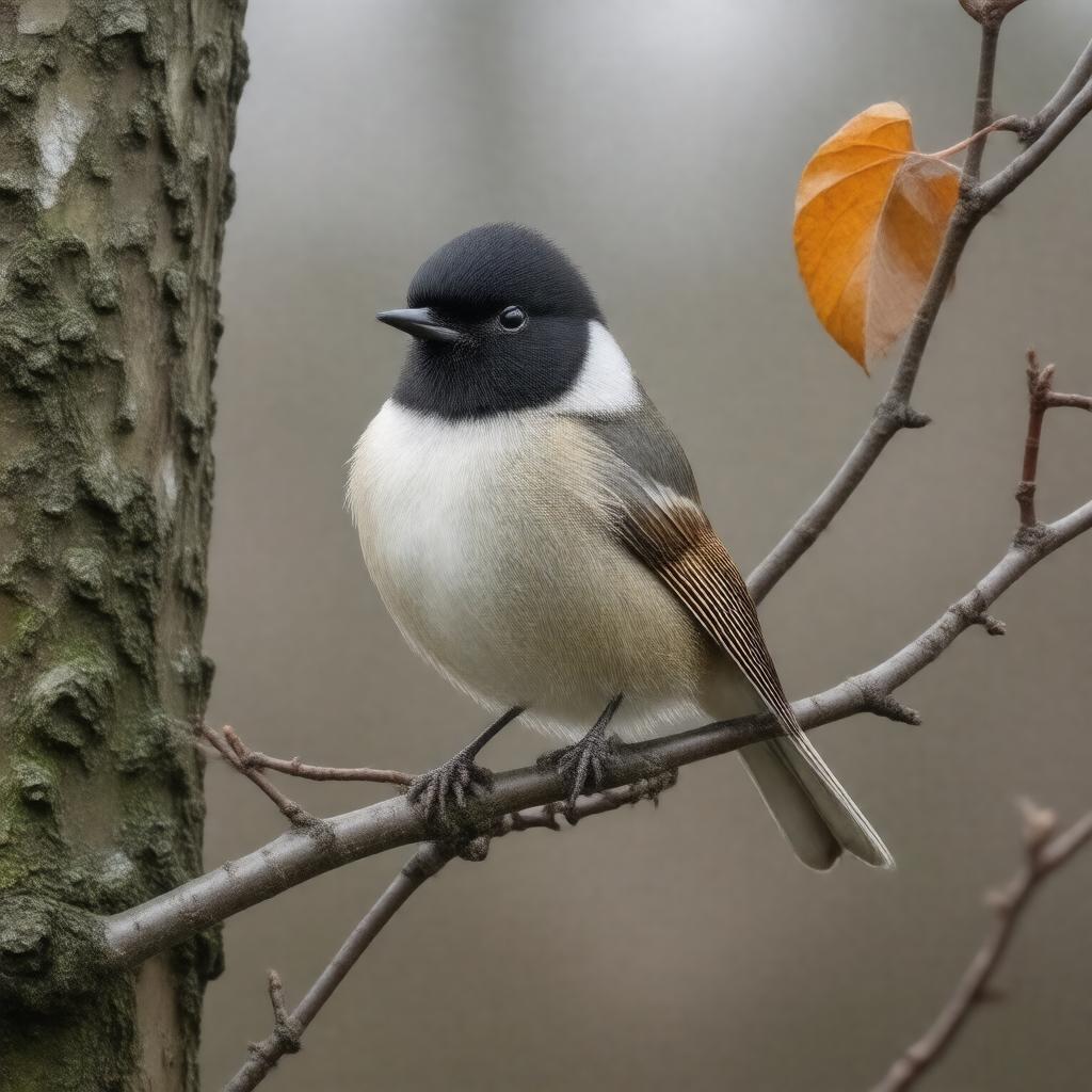 Click to view larger image AI-created image of Marsh Tit