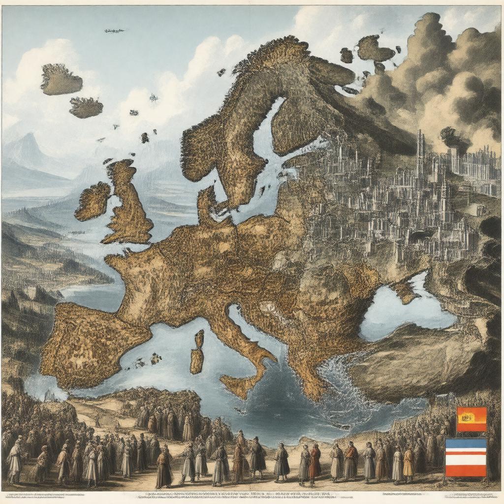 AI-created image of Marshall Plan