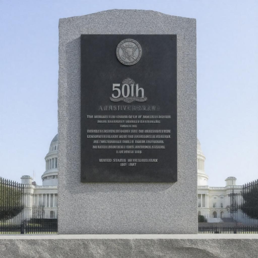 Click to view larger image AI-created image of Marshall Plan Commemoration Act