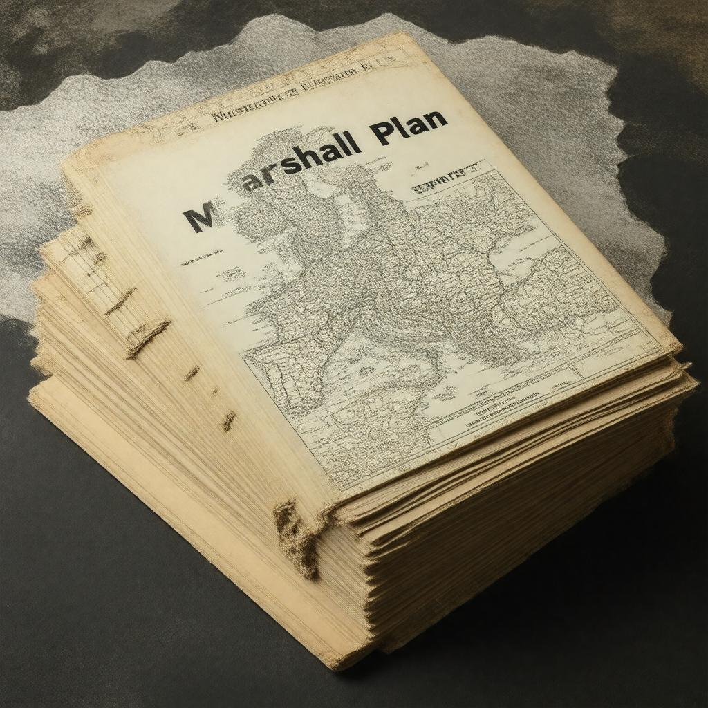 AI-created image of Marshall Plan Reports