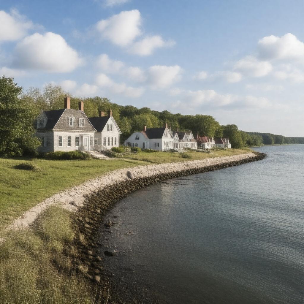 AI-created image of Marshfield, Massachusetts