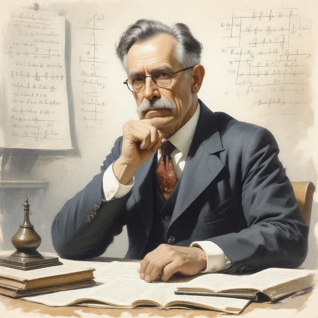 AI-created image of Marston Morse