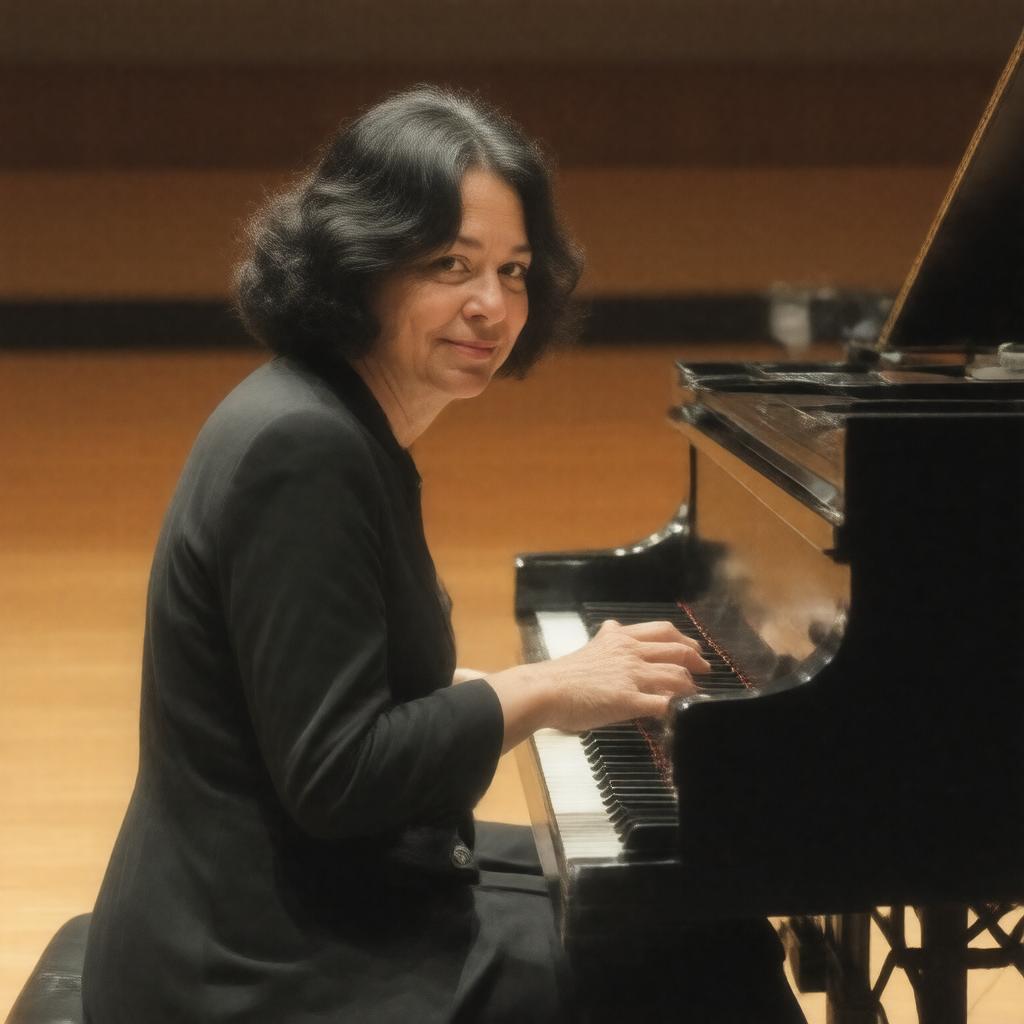 AI-created image of Martha Argerich