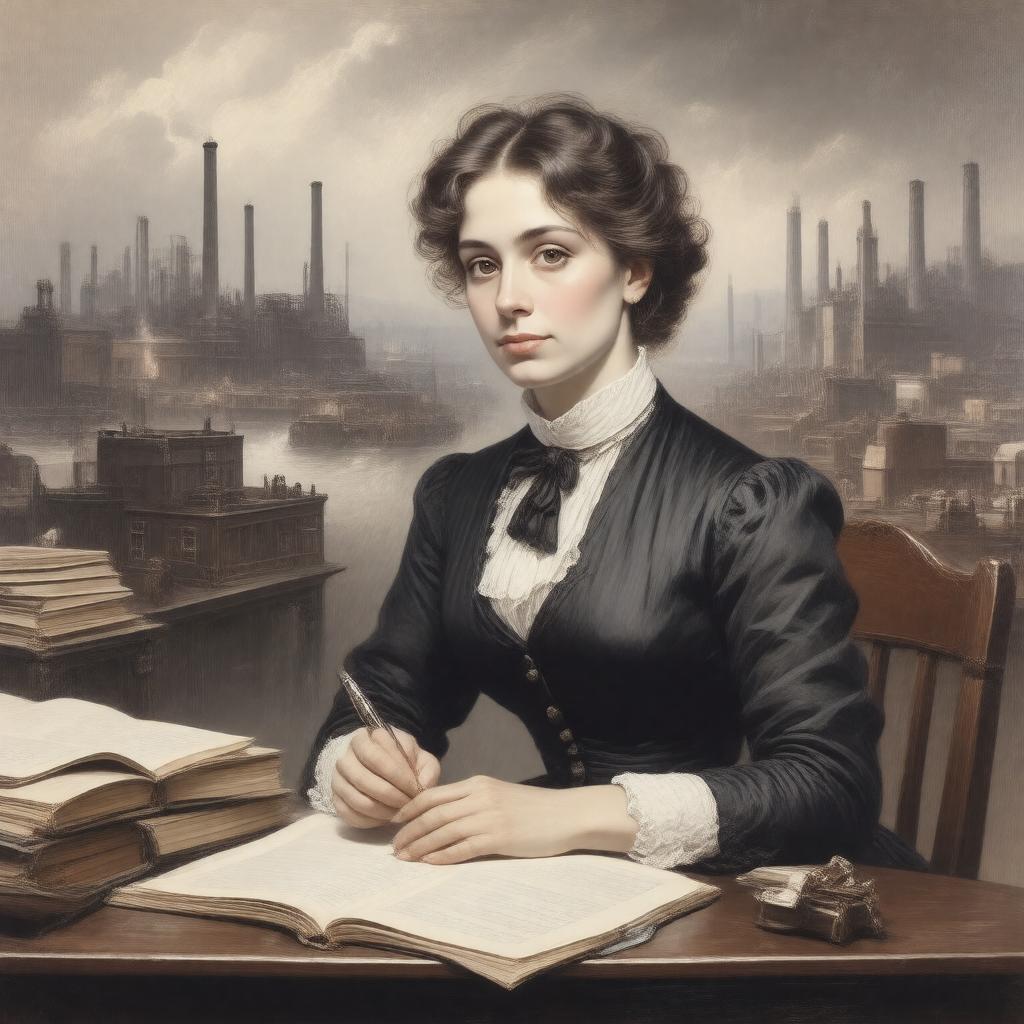 AI-created image of Martha Beatrice Potter