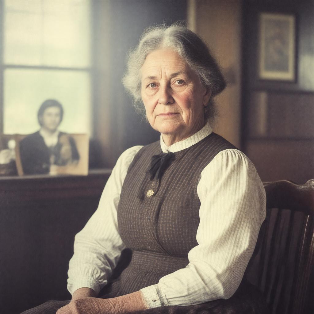 AI-created image of Martha Corinne Pulliam