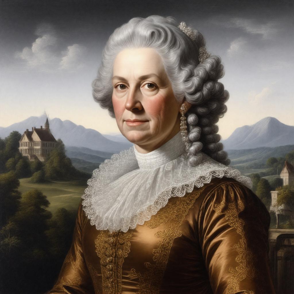 AI-created image of Martha Dandridge
