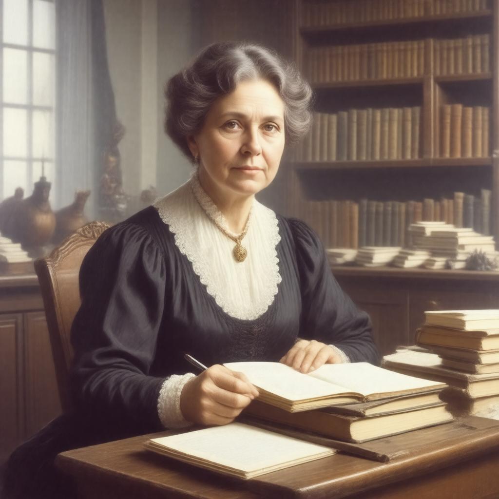 AI-created image of Martha Dickinson Bianchi