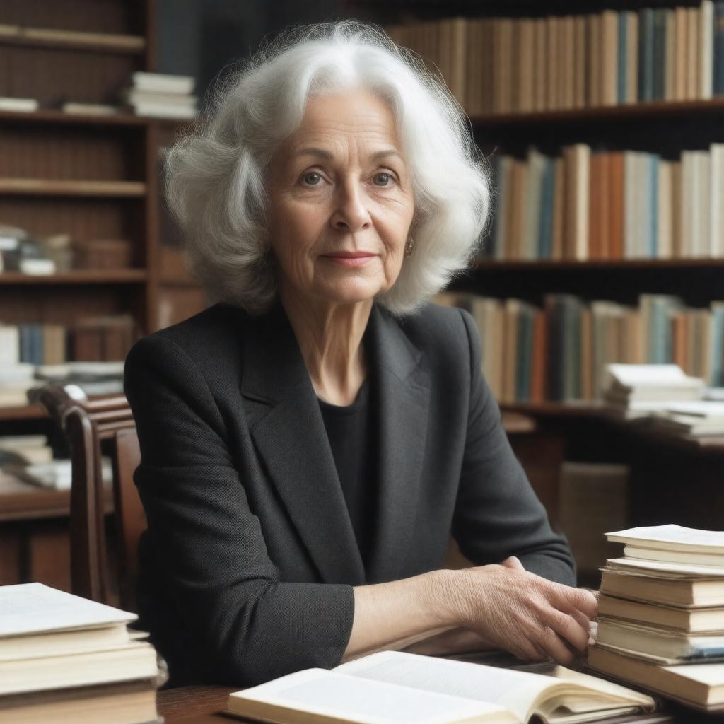 AI-created image of Martha Nussbaum