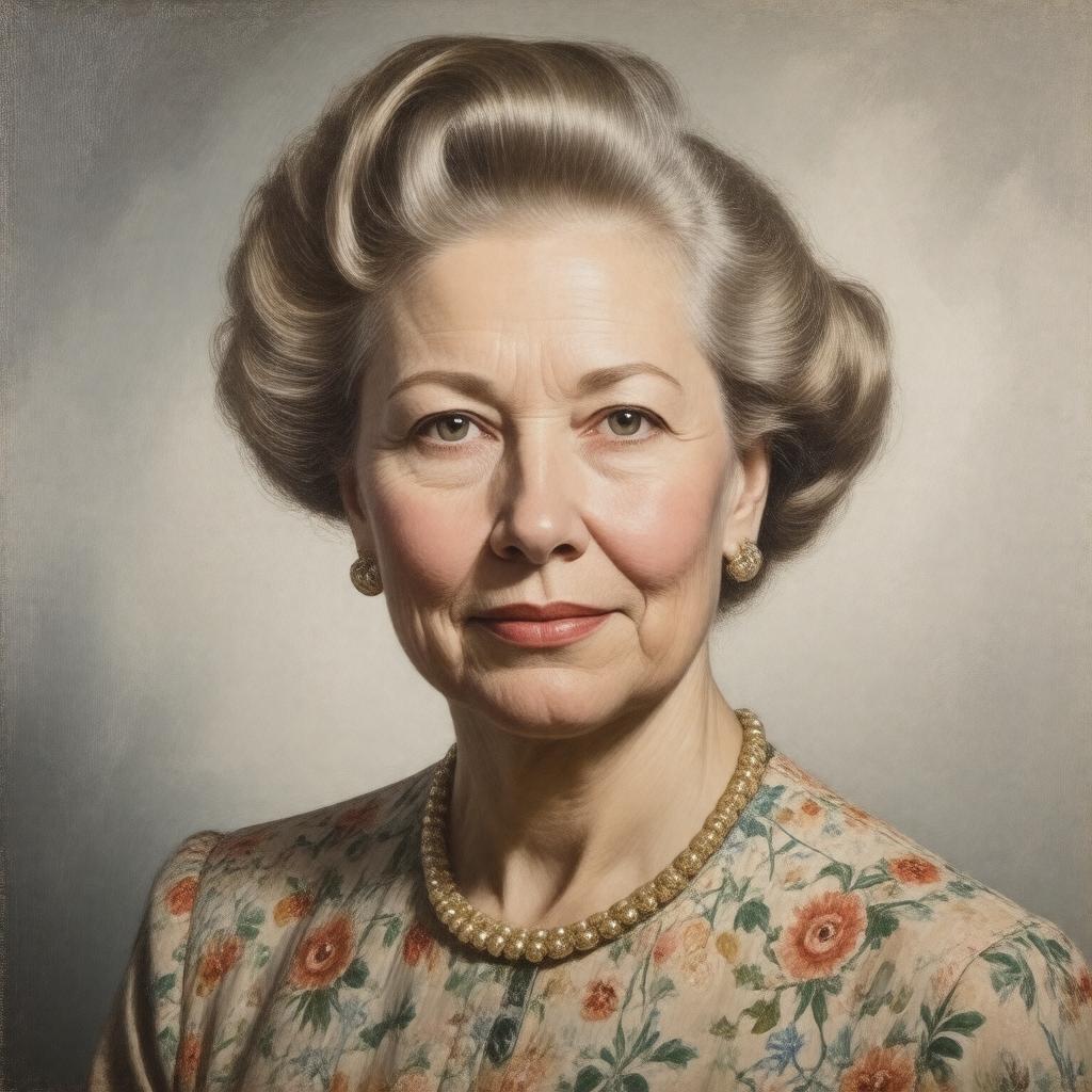 AI-created image of Martha Ruggles Bernhard