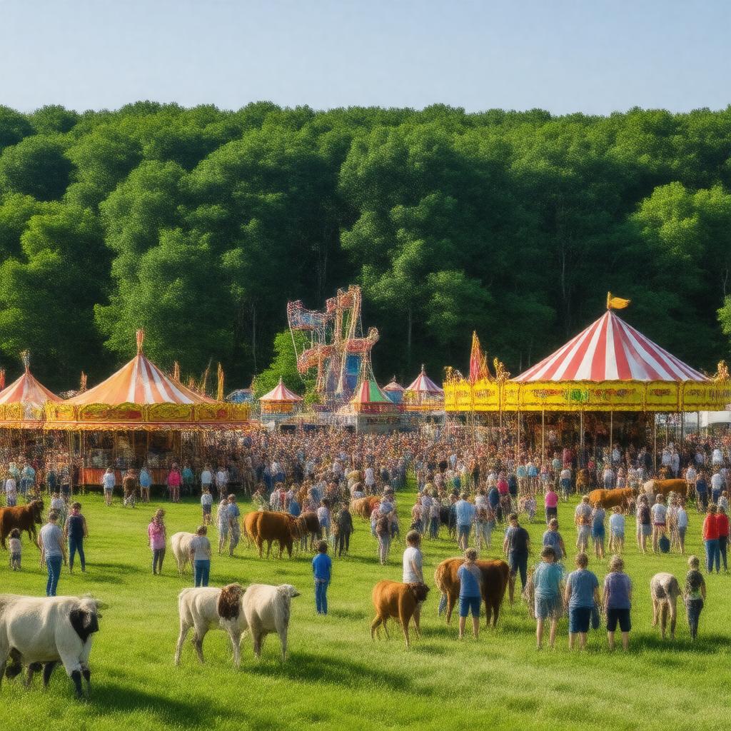 Click to view larger image AI-created image of Martha's Vineyard Agricultural Fair