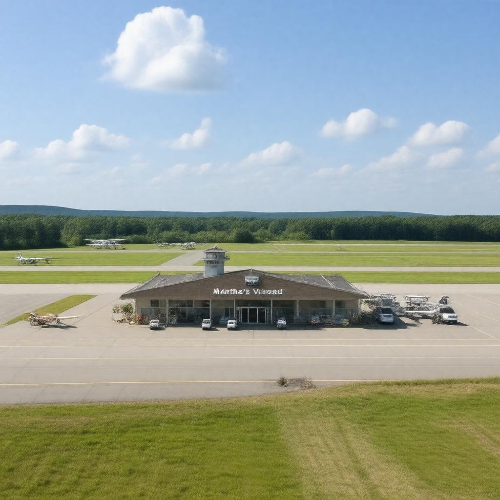 AI-created image of Martha's Vineyard Airport